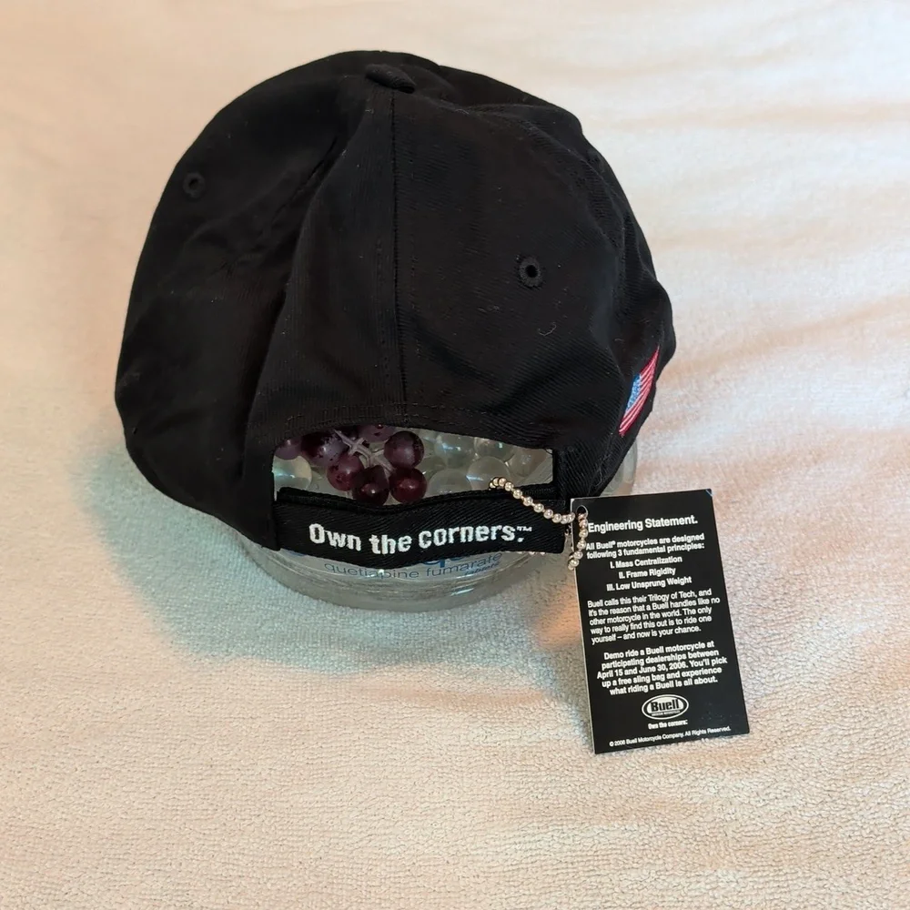 Buell Black Foldable Brim Cap - Men Accessories - Picture 2 of 8